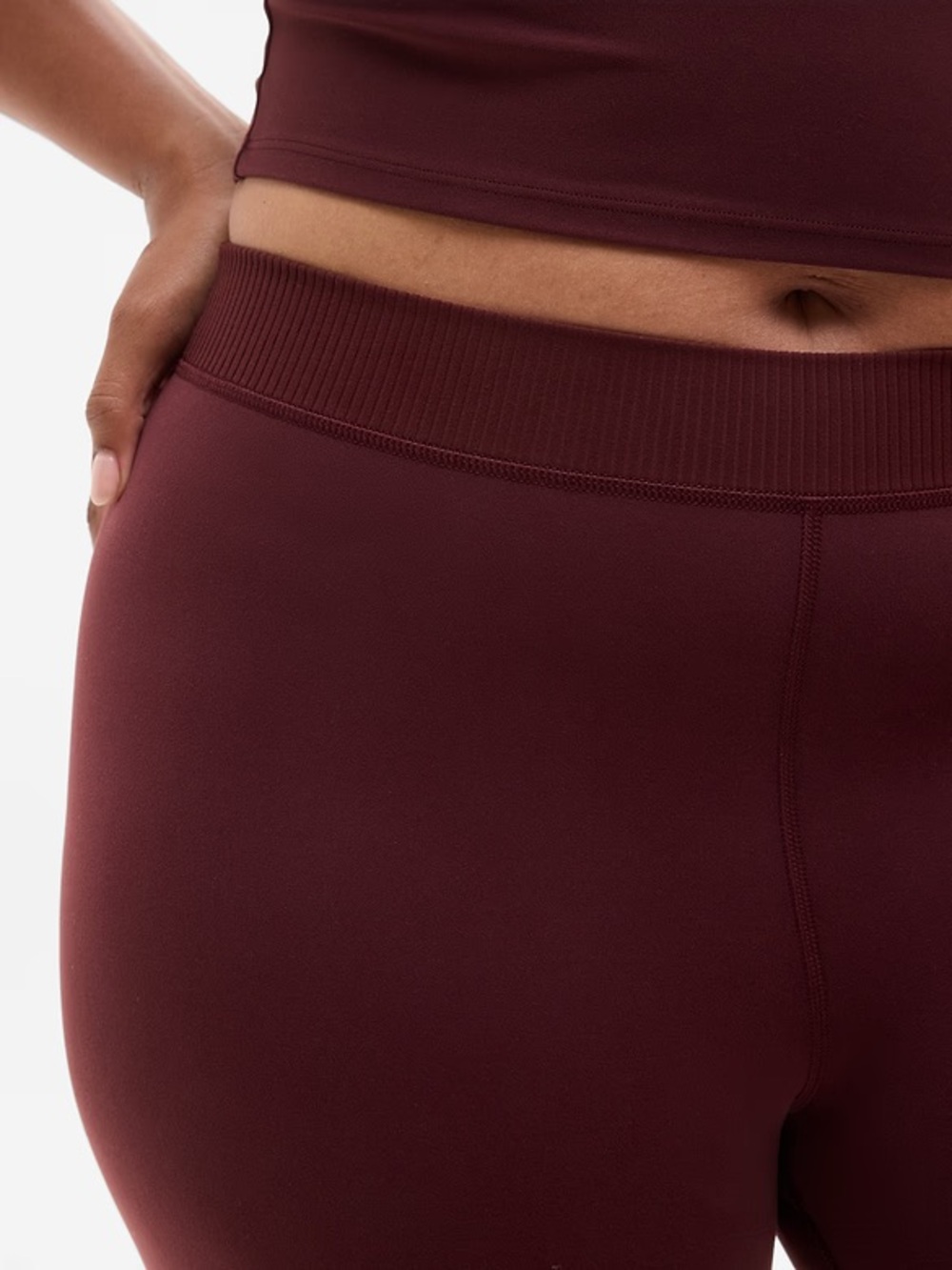 Athleta Transcend High-Rise Leggings in Mahogany Brown - Picture 3 of 4